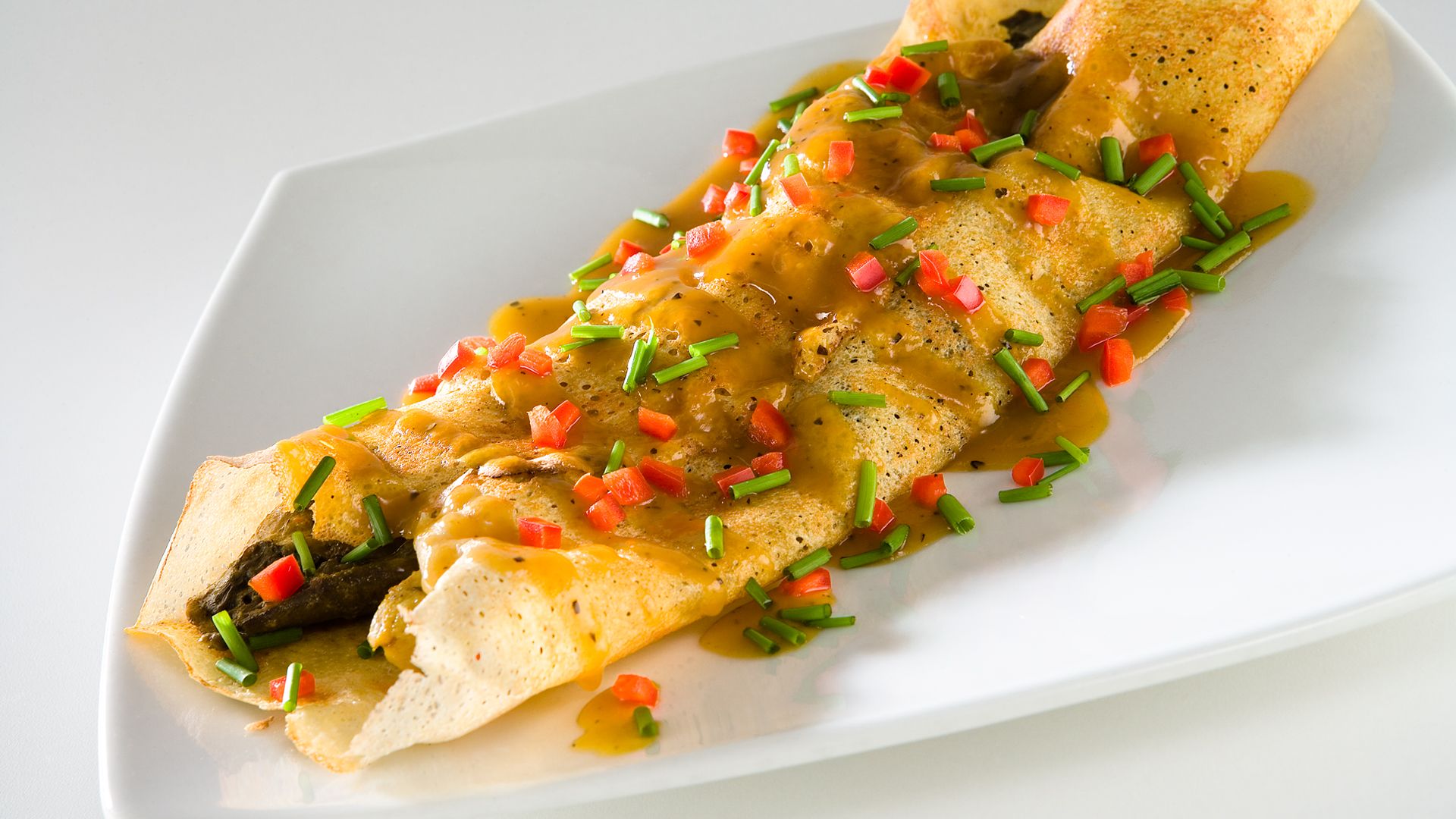Crepe de Pollo Thai - Crepes&Waffles